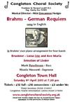 Brahms German Requiem Poster April 2011