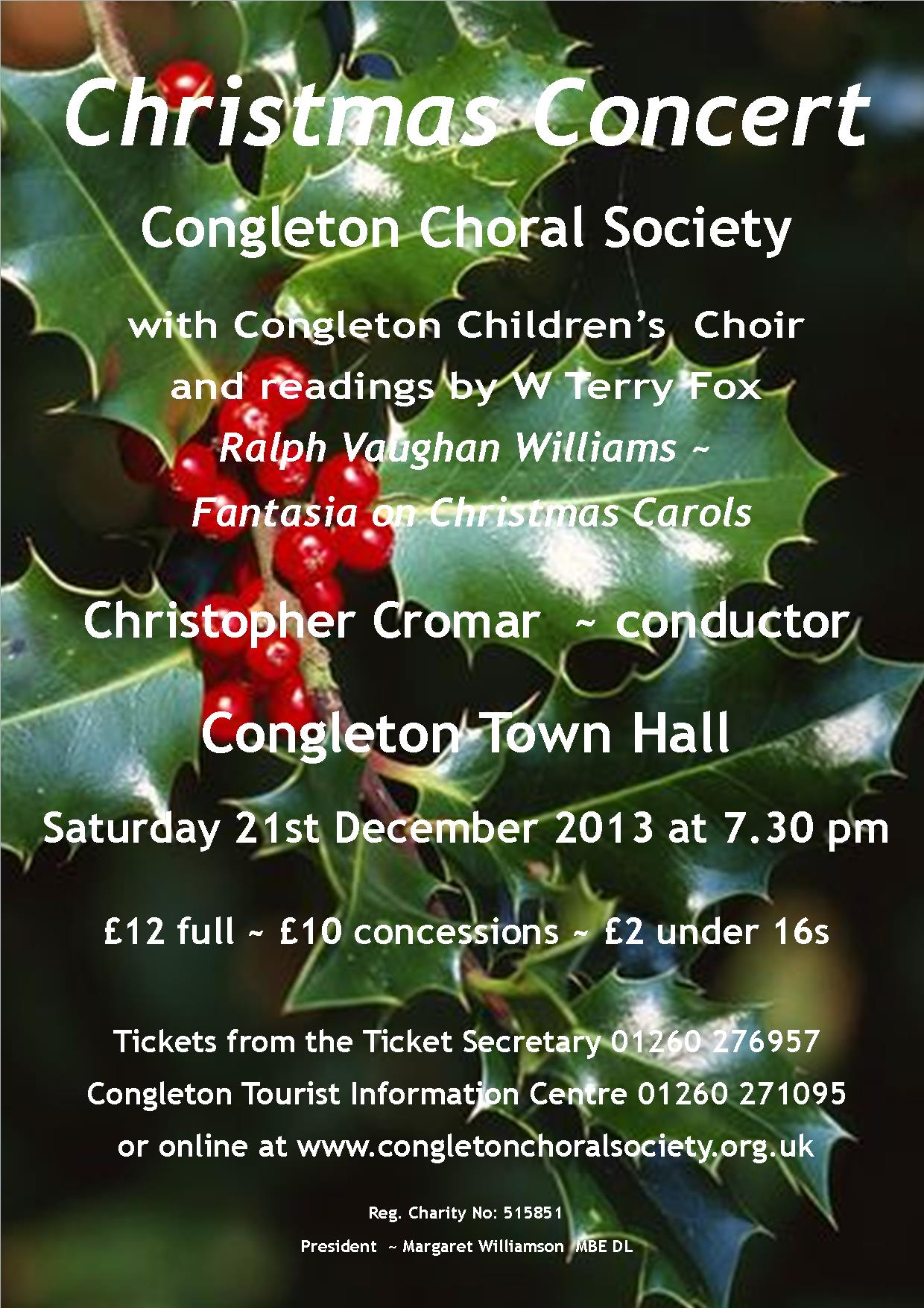 Christmas 2013 Concert Poster
