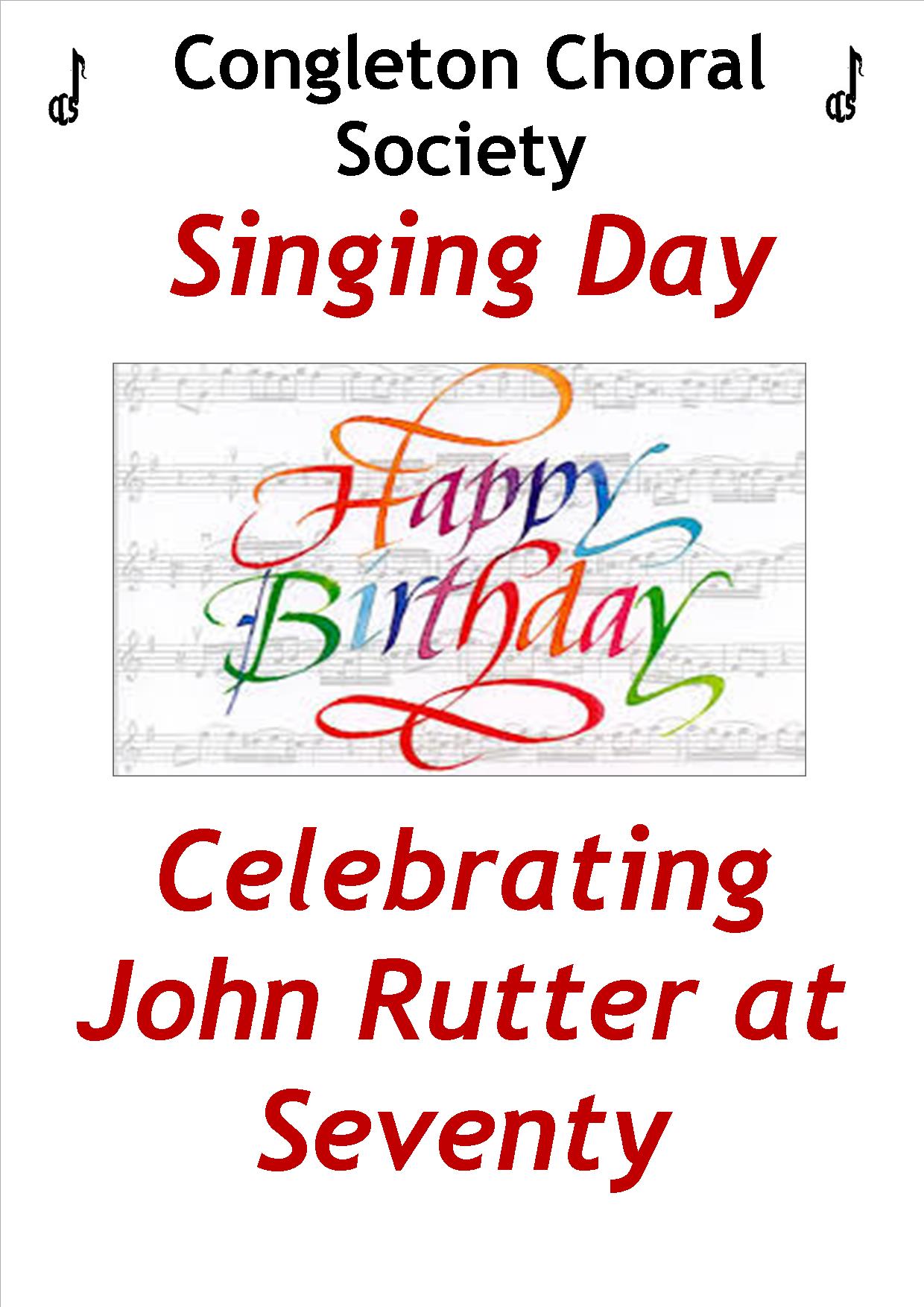 Rutter singing day 2015